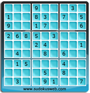 Sudoku von mittelm&auml;ssiger h&ouml;he