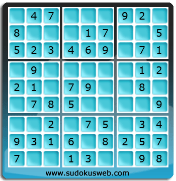 Sudoku von sehr einfacher h&ouml;he