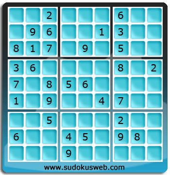 Sudoku von mittelm&auml;ssiger h&ouml;he