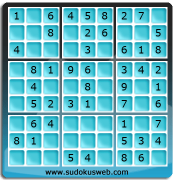 Sudoku de Nivel Muy F&aacute;cil