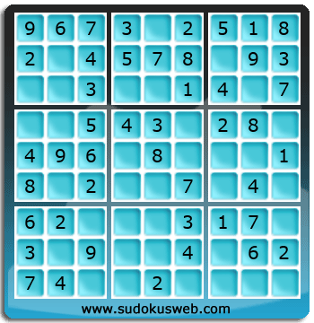 Nivel Muito Facil de Sudoku