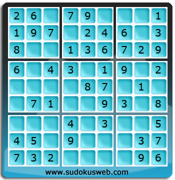 Sudoku de Nivel Muy F&aacute;cil