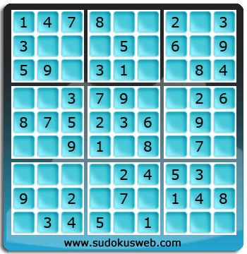 Sudoku de Nivel Muy F&aacute;cil