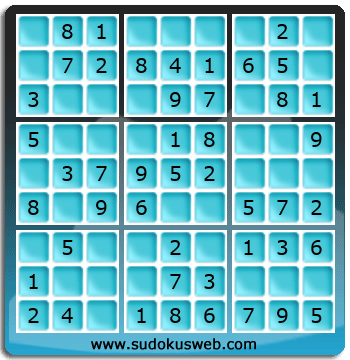 Sudoku de Nivel Muy F&aacute;cil