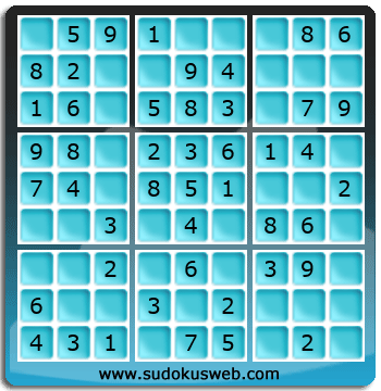Sudoku de Niveau Tr&egrave;s Facile