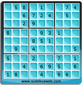 Sudoku von einfacher h&ouml;he
