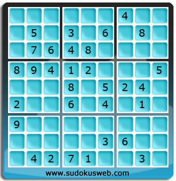 Sudoku von mittelm&auml;ssiger h&ouml;he