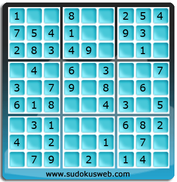 Sudoku de Nivel Muy Fácil Sudoku de Nivel Muy Fácil