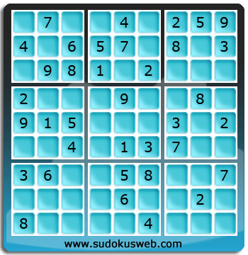 Sudoku de Nivel Fácil Sudoku de Nivel Fácil
