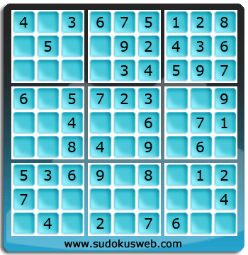 Sudoku de Nivel Muy Fácil Sudoku de Nivel Muy Fácil