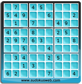 Sudoku de Nivel F&aacute;cil
