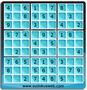 Nivel Muito Facil de Sudoku