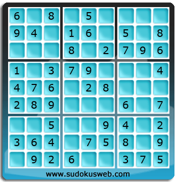 Sudoku de Niveau Très Facile Sudoku de Niveau Très Facile