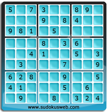 Sudoku de Nivel Fácil Sudoku de Nivel Fácil