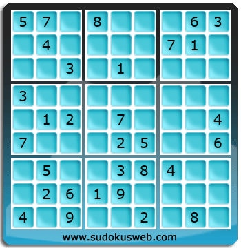 Sudoku von mittelmässiger höhe Sudoku von mittelmässiger höhe
