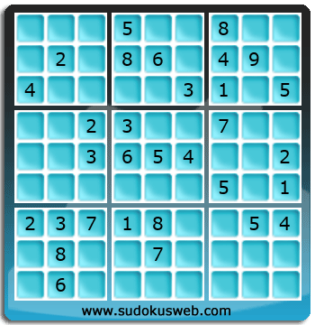 Sudoku von mittelmässiger höhe Sudoku von mittelmässiger höhe