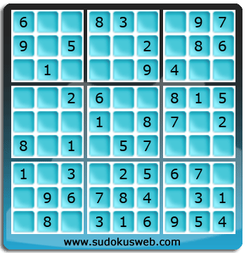 Sudoku de Niveau Très Facile Sudoku de Niveau Très Facile