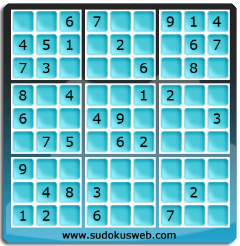 Nivel Facil de Sudoku Nivel Facil de Sudoku