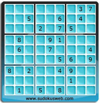 Nivel Dificil de Sudoku Nivel Dificil de Sudoku