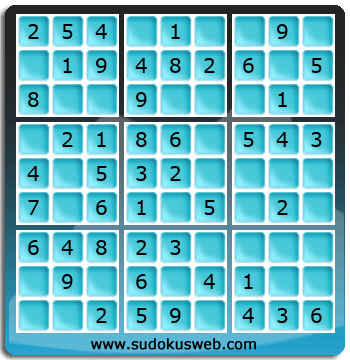 Sudoku de Nivel Muy F&aacute;cil