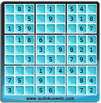 Sudoku de Niveau Très Facile Sudoku de Niveau Très Facile