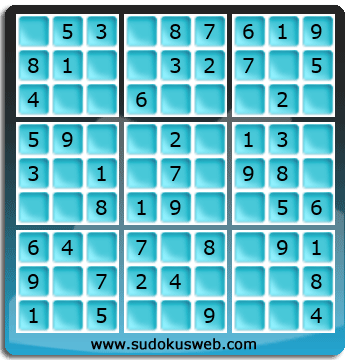 Sudoku de Nivel Muy Fácil Sudoku de Nivel Muy Fácil