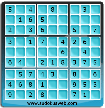 Sudoku de Nivel Muy F&aacute;cil