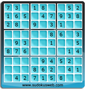 Sudoku de Nivel Muy F&aacute;cil
