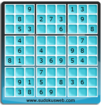 Sudoku de Nivel F&aacute;cil