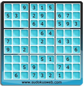 Sudoku de Niveau Facile Sudoku de Niveau Facile