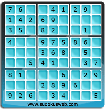 Sudoku de Nivel Muy Fácil Sudoku de Nivel Muy Fácil