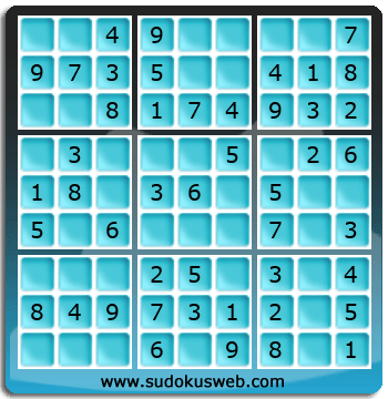 Sudoku de Nivel Muy Fácil Sudoku de Nivel Muy Fácil
