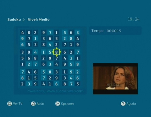 SudokusWeb sur Movistar TV
